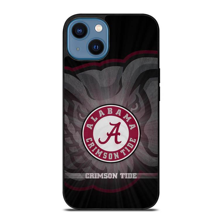 ALABAMA CRIMSON TIDE UNIVERSITY BADGE iPhone 14 Case Cover