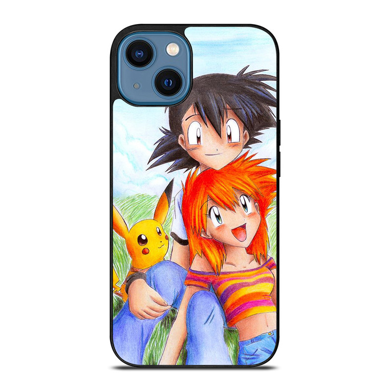 ASH MISTY PIKACHU POKEMON iPhone 14 Case Cover