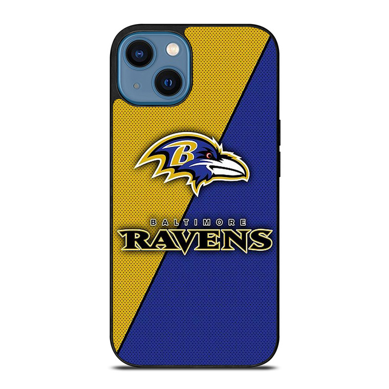 BALTIMORE RAVENS FOOTBALL NFL EMBLEM iPhone 14 Case Cover