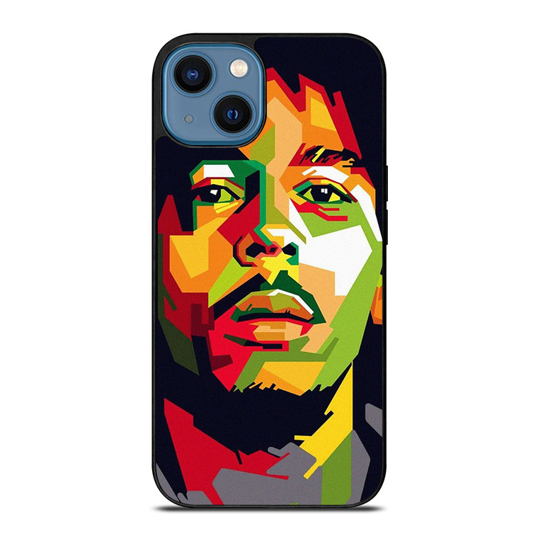 BOB MARLEY WPAP ART iPhone 14 Case Cover