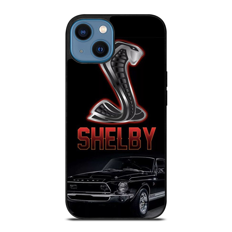 FORD MUSTANG SHELBY VINTAGE EMBLEM iPhone 14 Case Cover