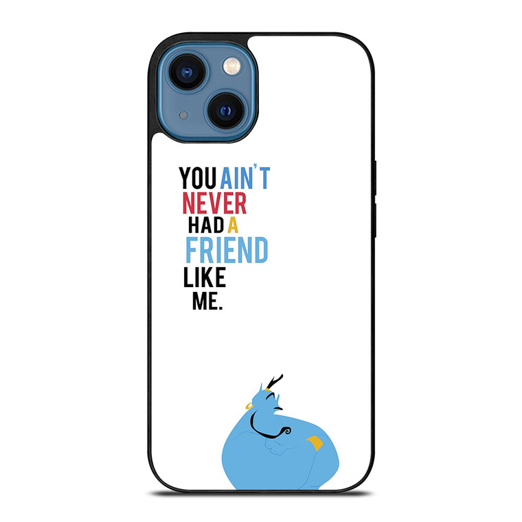 GENIE CLASSIC ALADDIN DISNEY QUOTES iPhone 14 Case Cover