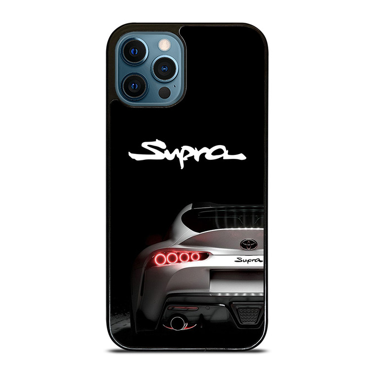 TOYOTA SUPRA CARS WHITE  iPhone 12 Pro Max Case Cover