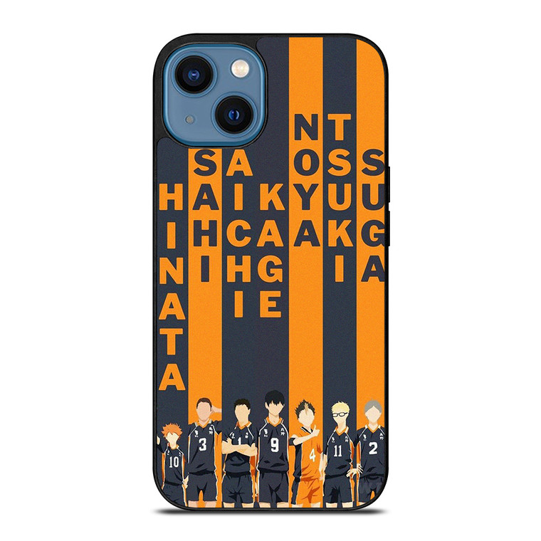 KARASUNO VOLLEYBALL TEAM HAIKYUU iPhone 14 Case Cover