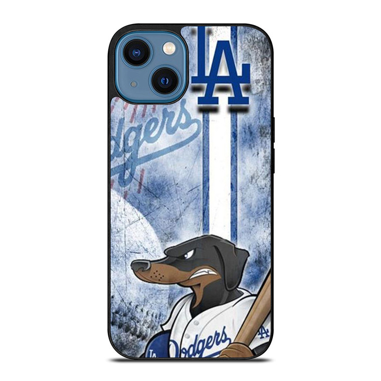 LOS ANGELES BASEBALL DOG MASCOT iPhone 14 Case Cover