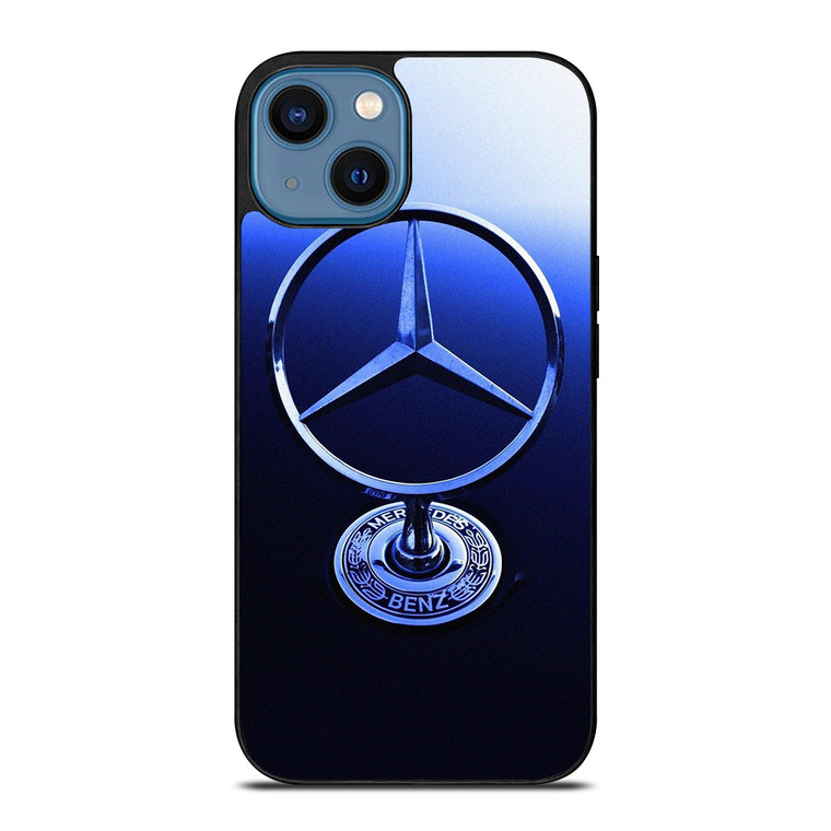 MERCEDES BENZ METAL EMBLEM iPhone 14 Case Cover MERCEDES BENZ METAL EMBLEM iPhone 14 Case Cover