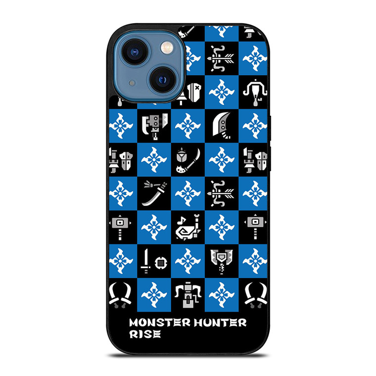 MONSTER HUNTER RISE GAMES SYMBOL PATTERN iPhone 14 Case Cover MONSTER HUNTER RISE GAMES SYMBOL PATTERN iPhone 14 Case Cover