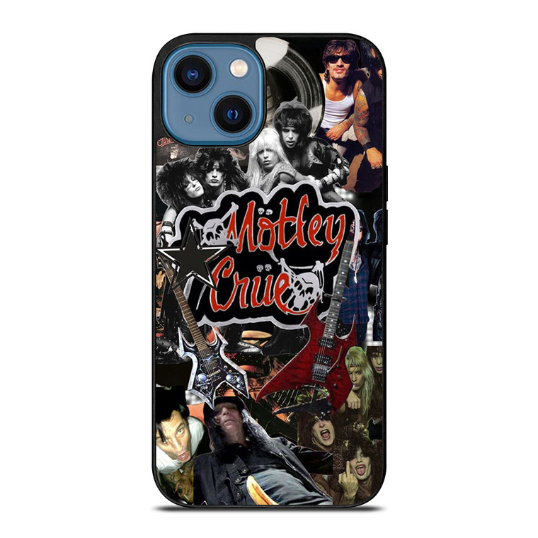 MOTLEY CRUE BAND COLLAGE iPhone 14 Case Cover MOTLEY CRUE BAND COLLAGE iPhone 14 Case Cover
