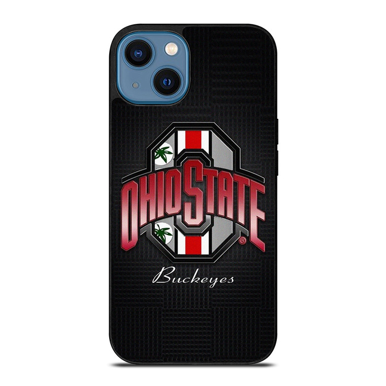 OHIO STATE BUCKEYES WEED METAL SYMBOL iPhone 14 Case Cover