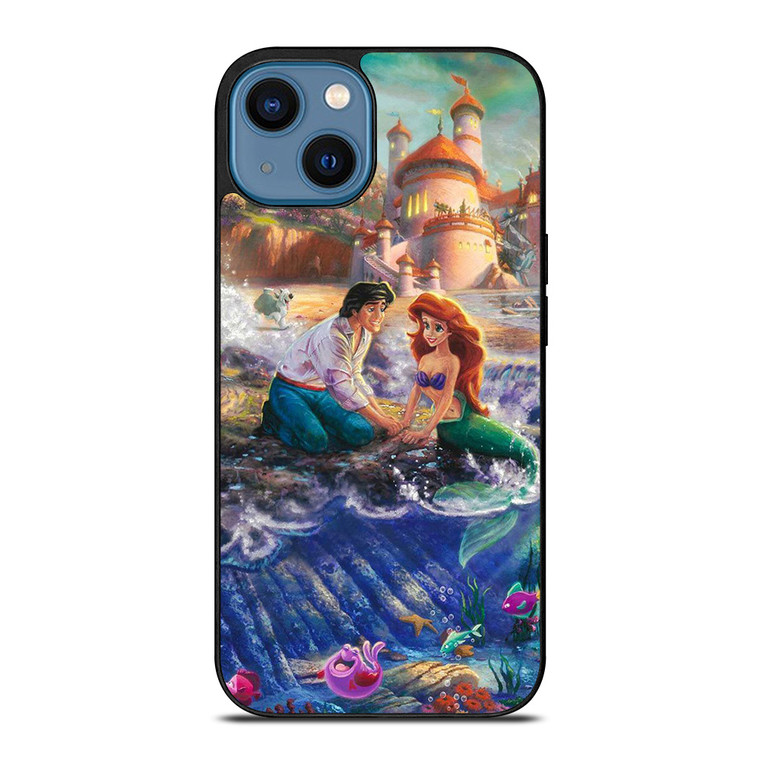 PRINCE ERIC AND PRINCESS ARIEL CARTOON iPhone 14 Case Cover