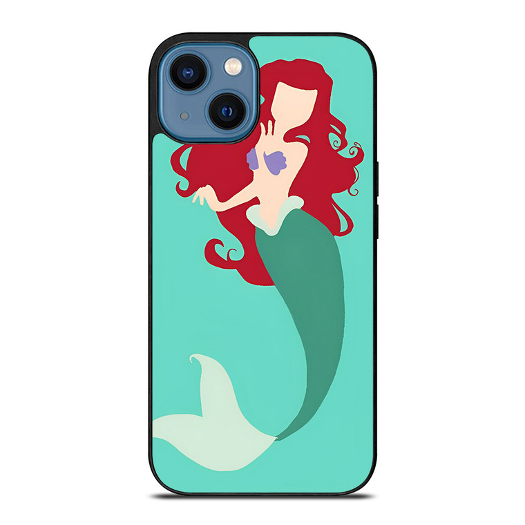 PRINCESS ARIEL LITTLE MERMAID MINIMALIST iPhone 14 Case Cover