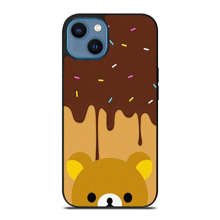 RILAKKUMA BEAR CUTE iPhone 14 Case Cover
