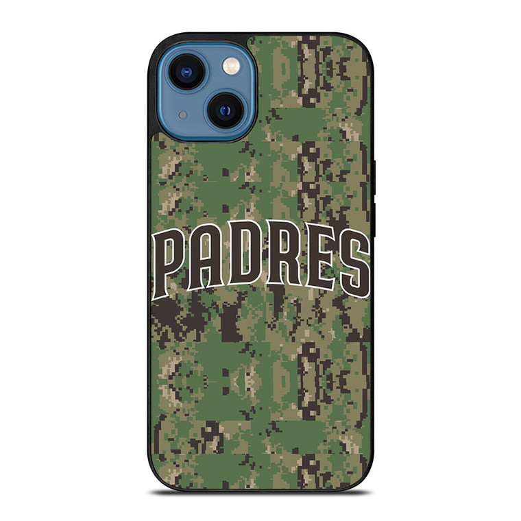 SAN DIEGO PADRES CAMO LOGO iPhone 14 Case Cover