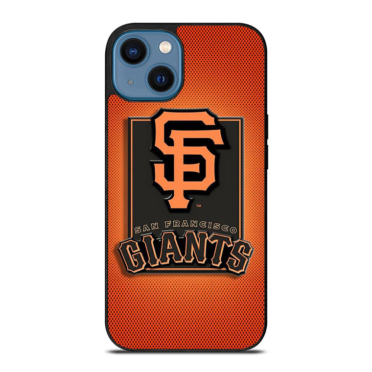 SAN FRANCISCO BASEBALL EMBLEM CARBON iPhone 14 Case Cover