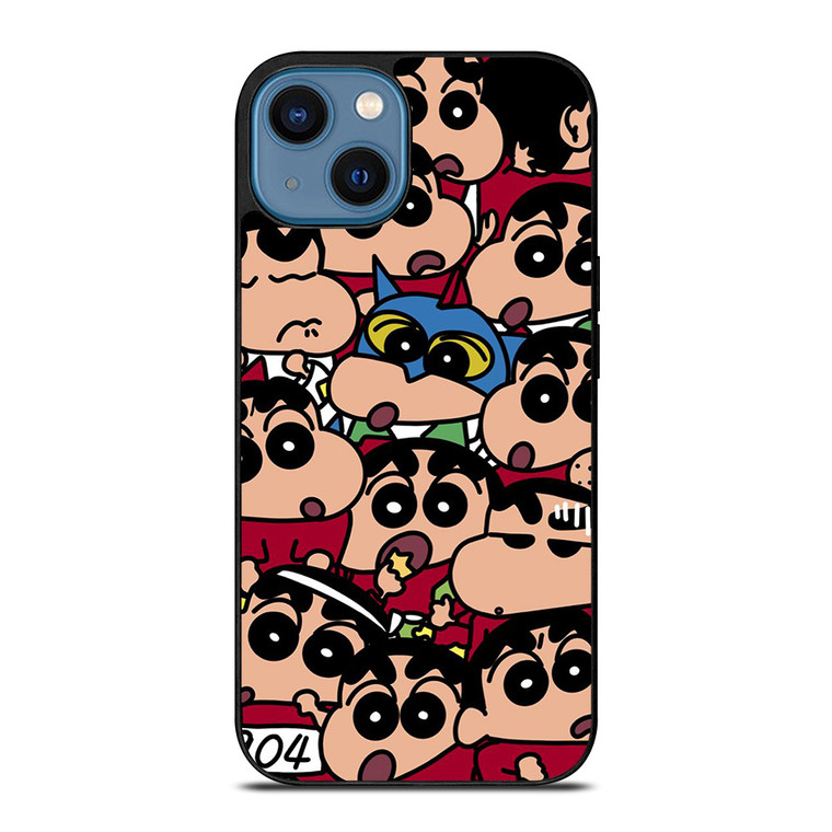 SHINCHAN CARTOON COLLAGE iPhone 14 Case Cover