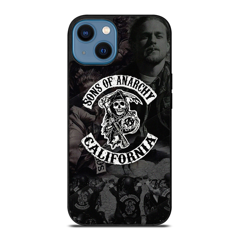 SONS OF ANARCHY CALIFORNIA COLLAGE iPhone 14 Case Cover