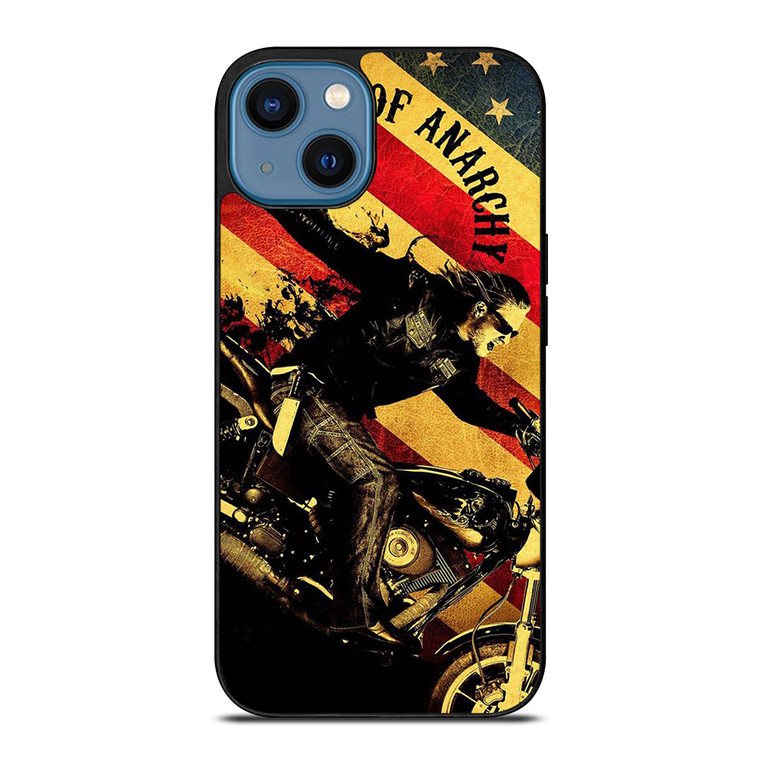 SONS OF ANARCHY USA LOGO iPhone 14 Case Cover