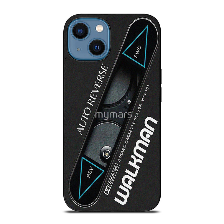 SONY WALKMAN CASSETTE DOLBY ATMOS iPhone 14 Case Cover