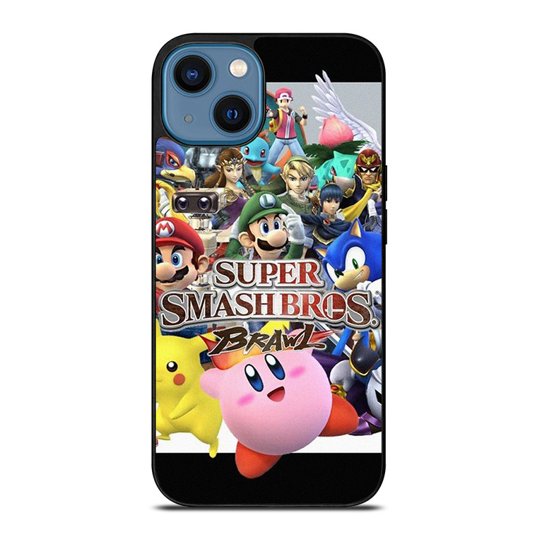 SUPER SMASH BROS BRAWL GAMES iPhone 14 Case Cover SUPER SMASH BROS BRAWL GAMES iPhone 14 Case Cover