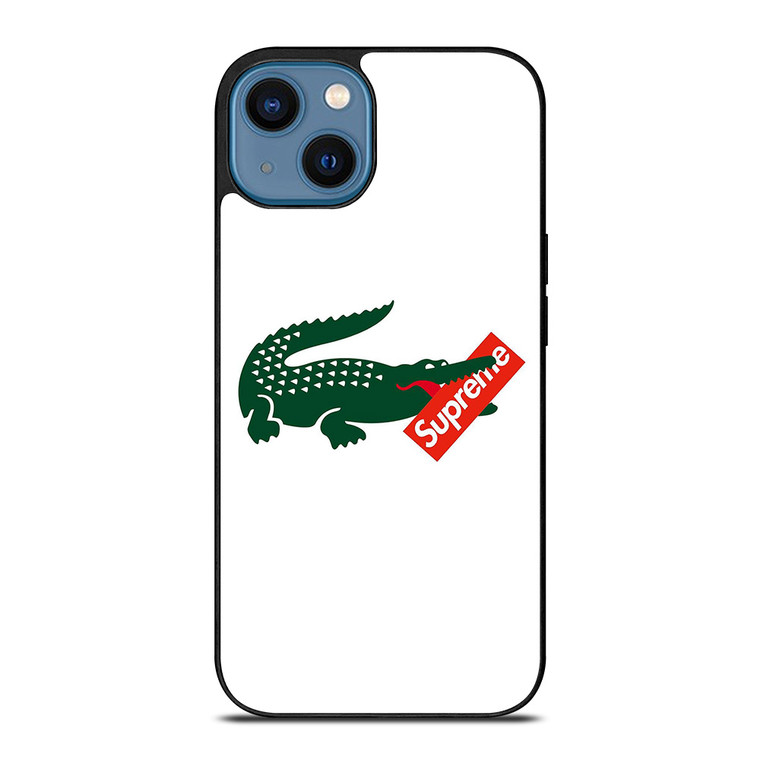 SUPREME LACOSTE COLLAB iPhone 14 Case Cover SUPREME LACOSTE COLLAB iPhone 14 Case Cover