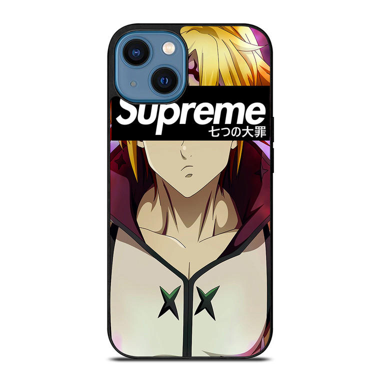SUPREME MELIODAS SEVEN DEADLY SUPREME iPhone 14 Case Cover SUPREME MELIODAS SEVEN DEADLY SUPREME iPhone 14 Case Cover