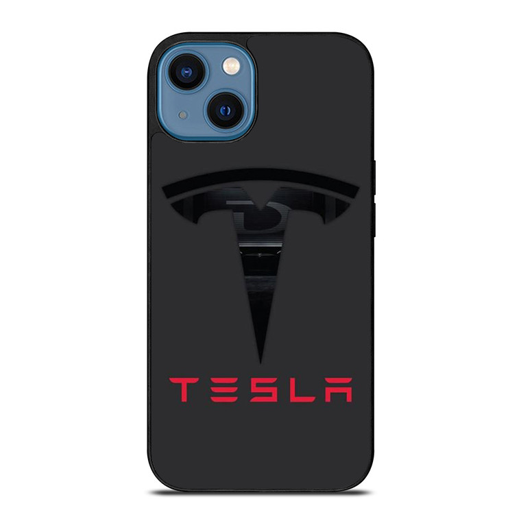 TESLA SILHOUETTE LOGO iPhone 14 Case Cover TESLA SILHOUETTE LOGO iPhone 14 Case Cover
