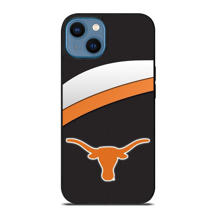 TEXAS LONGHORNS CARBON EMBLEM iPhone 14 Case Cover TEXAS LONGHORNS CARBON EMBLEM iPhone 14 Case Cover