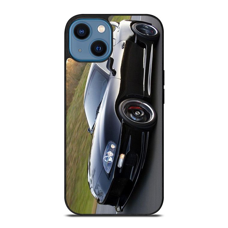 TOYOTA SUPRA MK4 BLACK iPhone 14 Case Cover TOYOTA SUPRA MK4 BLACK iPhone 14 Case Cover