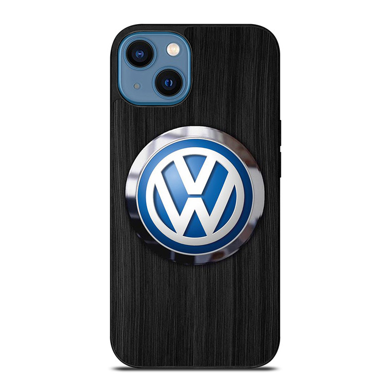 VOLKSWAGEN VW WOODEN EMBLEM iPhone 14 Case Cover