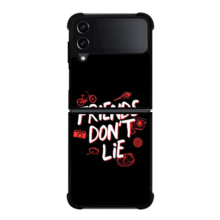 FRIENDS DONT LIE STRANGER THINGS ART Samsung Galaxy Z Flip 4 Case Cover