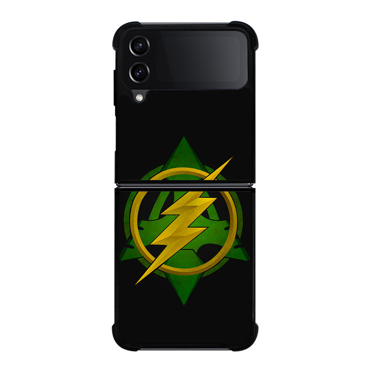 GREEN ARROW THE FLASH LOGO Samsung Galaxy Z Flip 4 Case Cover