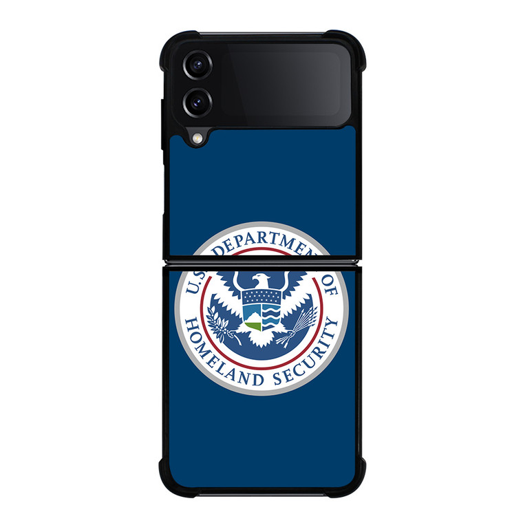HOMELAND SECURITY USA BADGE Samsung Galaxy Z Flip 4 Case Cover