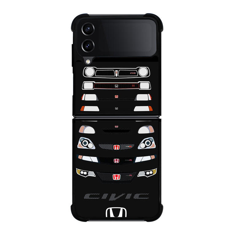 HONDA CIVIC GRILL REVOLUTION Samsung Galaxy Z Flip 4 Case Cover