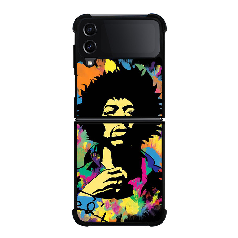 JIMI HENDRIX GUITARIST ART Samsung Galaxy Z Flip 4 Case Cover