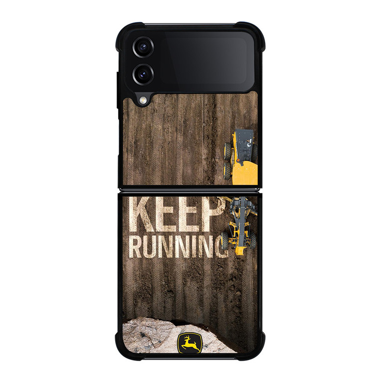 JOHN DEERE KEEP RUNNING Samsung Galaxy Z Flip 4 Case Cover