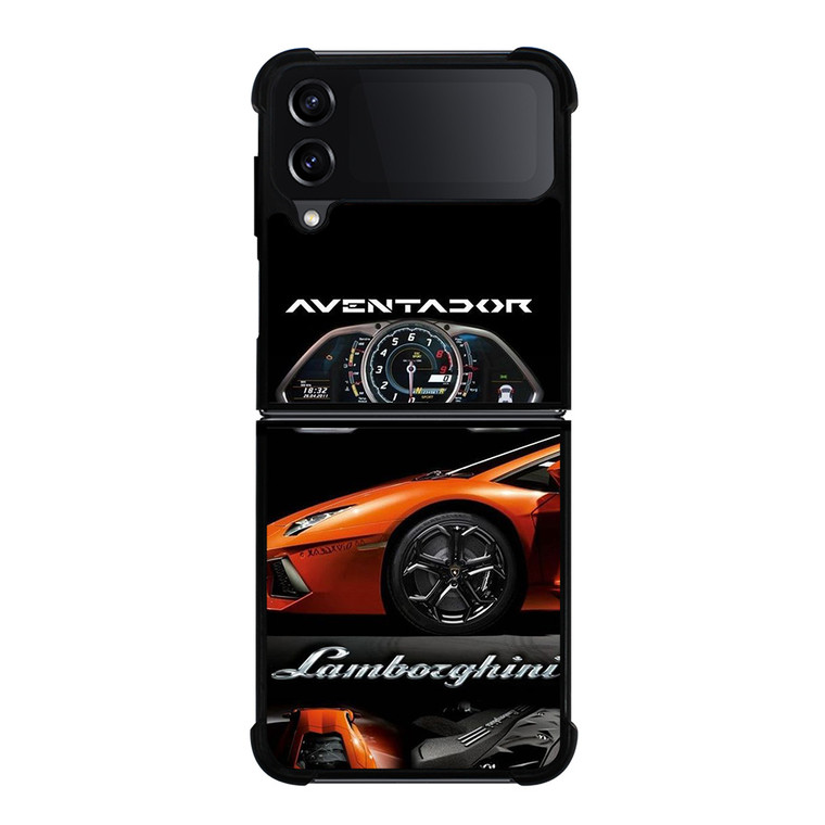 LAMBORGHINI AVENTADOR SUPERCAR Samsung Galaxy Z Flip 4 Case Cover