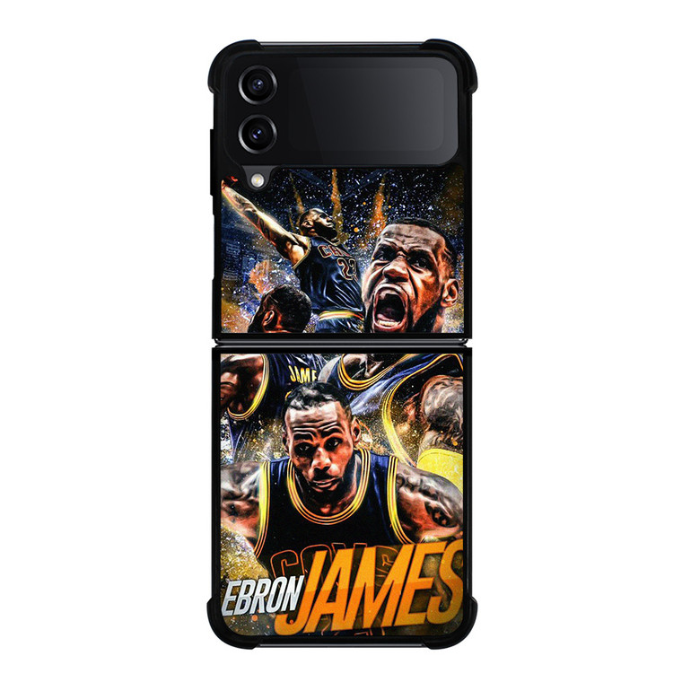 LEBRON JAMES CELEVELAND CAVALIERS POSTER Samsung Galaxy Z Flip 4 Case Cover