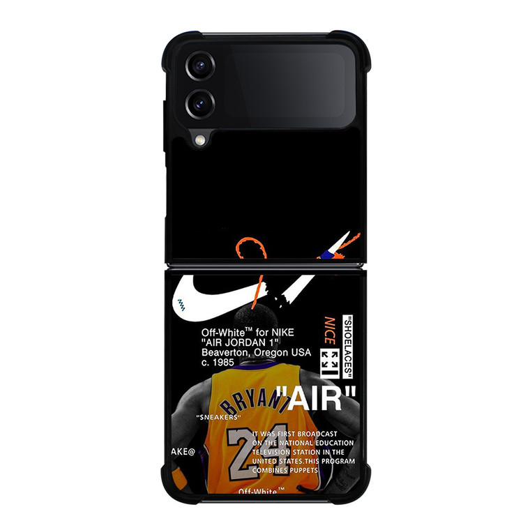 NIKE OFF WHITE KOBE BRYANT Samsung Galaxy Z Flip 4 Case Cover