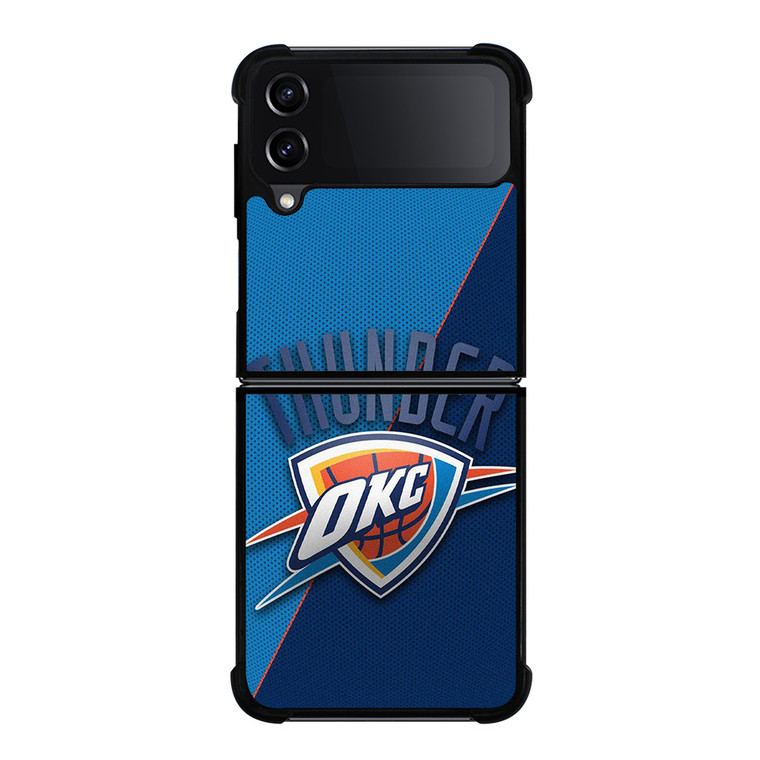 OKLAHOMA CITY THUNDER BASKET EMBLEM Samsung Galaxy Z Flip 4 Case Cover