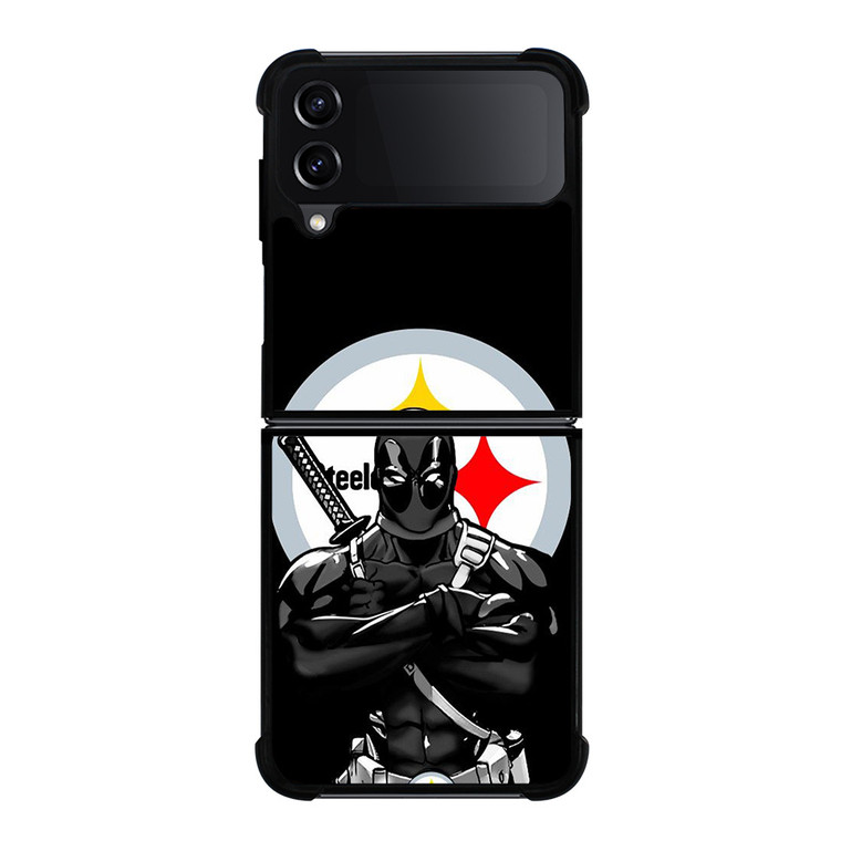 PITTSBURGH STEELERS FOOTBALL DEADPOOL Samsung Galaxy Z Flip 4 Case Cover