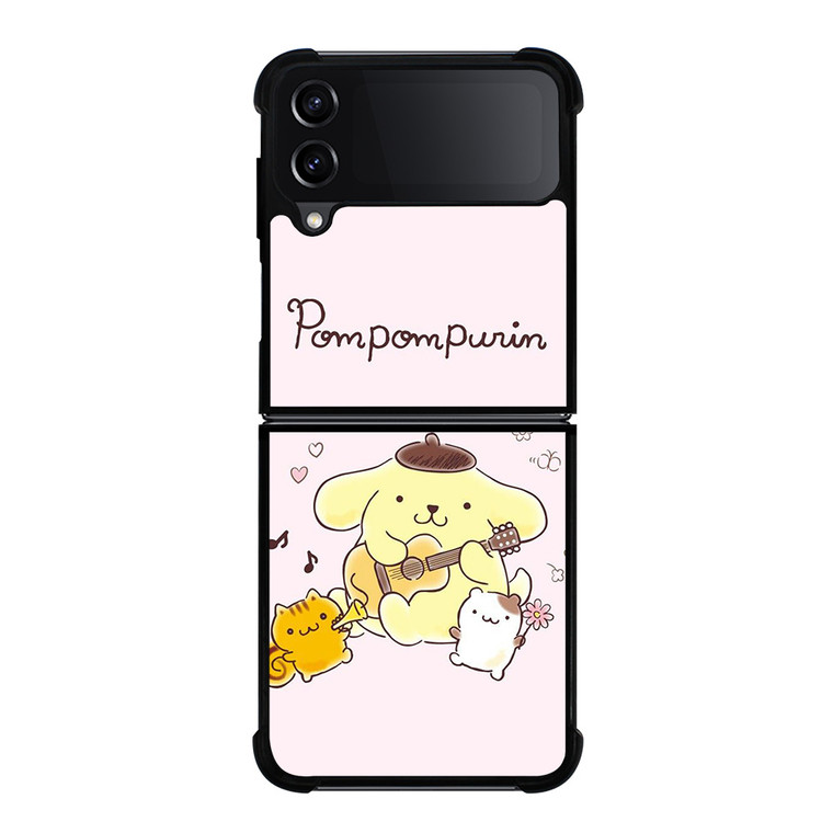 POMPOMPURIN SANRIO CARTOON Samsung Galaxy Z Flip 4 Case Cover