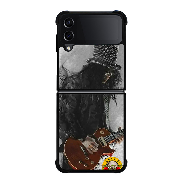 SAUL HUDSON SLASH G N R SMOKED Samsung Galaxy Z Flip 4 Case Cover