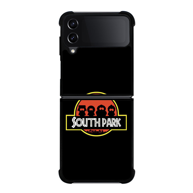 SOUTH PARK AND JURASSIC PARK LOGO FUNNY Samsung Galaxy Z Flip 4 Case Cover