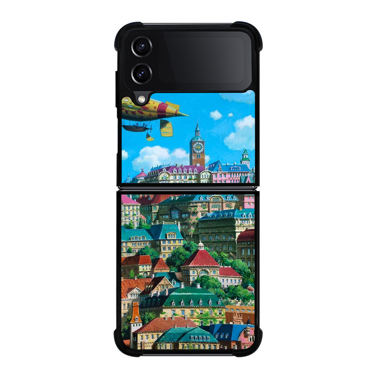 STUDIO GHIBLI VILLAGE Samsung Galaxy Z Flip 4 Case Cover