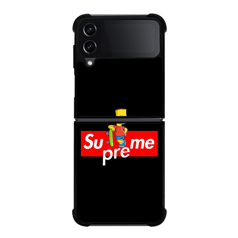 SUPREME BART SIMPSONS SKATER Samsung Galaxy Z Flip 4 Case Cover