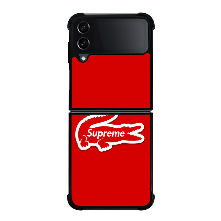 SUPREME LACOSTE COOL Samsung Galaxy Z Flip 4 Case Cover