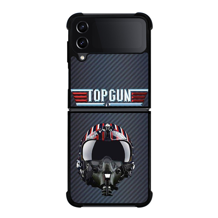 TOP GUN MAVERICK HELMET CARBON Samsung Galaxy Z Flip 4 Case Cover