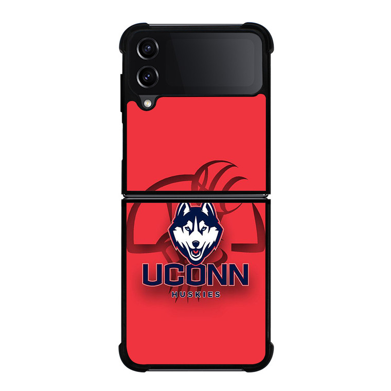 UCONN HUSKIES BASKETBALL LOGO Samsung Galaxy Z Flip 4 Case Cover
