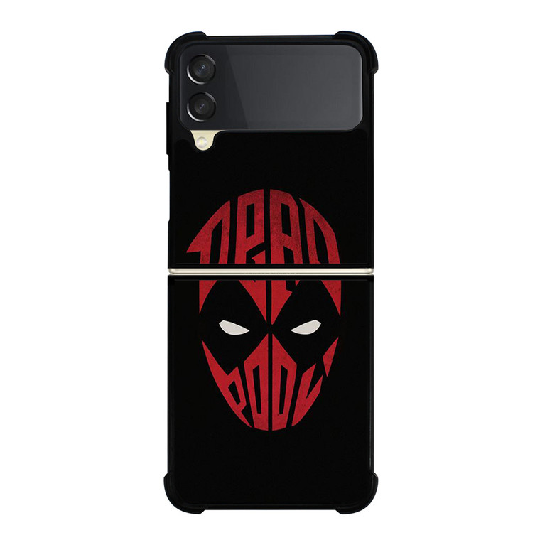DEADPOOL MARVEL TYPOGRAPHY ART Samsung Galaxy Z Flip 3 Case Cover