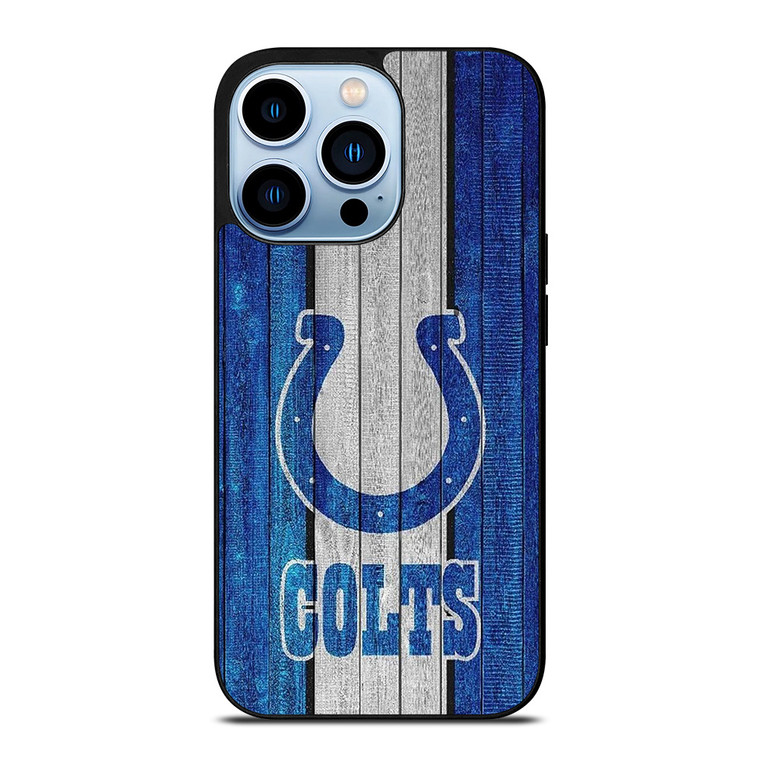 INDIANAPOLIS COLTS WOOD LOGO iPhone 13 Pro Max Case Cover